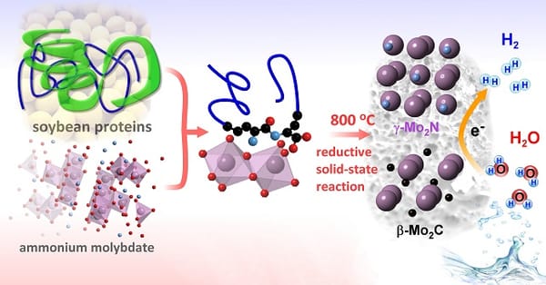 Cheap soy catalyst produces hydrogen fuel